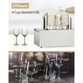 thumbnail image 5 of Huloretions Wine Glass Polishing Machine,Polishing Cloth Washers Commercial Electric Wine Glass Polisher,Stainless-Steel Glass Washer For Bars Restaurants Hotels Kitchen, 5 of 9