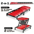 thumbnail image 2 of Powerbuilt 36 Inch ZAG 2-in-1 Floor Creeper and Seat - 620513, 2 of 5