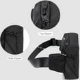 thumbnail image 3 of Ergonomic Regulable Strap Crossbody Bag Compacts Safe Sport Waist Pack for Travel and Workouts, 3 of 14