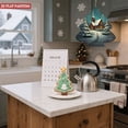 thumbnail image 6 of Metal Hanging Christmas Tree-Shaped Wind Decorations - Elegant Garden Spinners with Layered Concentric Circle Design for Yard, 6 of 7