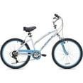 thumbnail image 2 of Kent 24" Glendale Tween/Adult Girl's Bike, White/Blue, 2 of 7