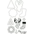 thumbnail image 2 of Kaisercraft Dies & Stamps-Geo Christmas, 2 of 2