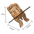 thumbnail image 2 of Soporte De Madera Para Libros, Soporte Plegable Para Libros, Soporte Para Biblia Corán Para Decoración De Mesa De Hogar Eid Scienceny HA034888-00, 2 of 6