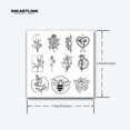 thumbnail image 4 of shiyou-Tattoo Tech, 2 Sheets Extra-Large Semi Permanent Tattoo, Adult Art Design Temporary Tattoos, Lasts 1-2 Weeks, Waterproof, Realistic Look (Various Small Bee Design), 4 of 4
