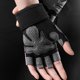 thumbnail image 4 of Weight Lifting Gloves Slip Resistant Hand Grip Half Finger Fitness Gloves For Workout Cycling Weightlifting Bodybuilding Pink XL, 4 of 4