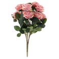 thumbnail image 2 of Arreglos Florales de Flores Francesas Artificial para La Decoración Floral Del Jardín de para hogar Rosa oscuro Macarena Artificial French Rose Flowers, 2 of 8