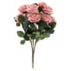 thumbnail image 2 of Seda Artificial Rosa Francesa Ramo De Flores De Floral Decoración para hogar Regalos Rosa oscuro, 2 of 9