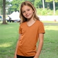 thumbnail image 1 of Boys Tops Casual Short Sleeve Collared Shirt for Everyday Play Soft Blend Tee Top for Spring Summer, 1 of 5