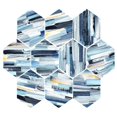 thumbnail image 4 of 10 piezas autoadhesivas Zulema arte pared calcomanía hexagonal DIY baño Estilo-7, 4 of 8