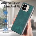 thumbnail image 4 of Allytechgroup Case for Google Pixel 9 Pro Fold, PU Leather Shell Compatible with Magsafe Slim Lightweight Shockproof Magentic Protective Back Cover for Google Pixel 9 Pro Fold, Green, 4 of 6