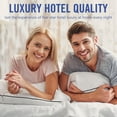 thumbnail image 5 of Hotel Collection Bed Pillows for Sleeping 4 Pack King Size Cooling Pillows Set of 4 for Back, Stomach or Side Sleepers, Super Soft Down Alternative Microfiber Filled Pillows, 5 of 14