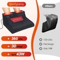 thumbnail image 2 of Botín de terapia de luz roja Comfytemp con 360 LED, 43 W, 660 nm y 850 nm, 2 of 7