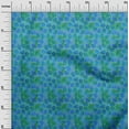 thumbnail image 2 of oneOone Polyester Lycra Teal Blue Fabric Batik Craft Projects Decor Fabric Printed By The Yard 56 Inch Wide - 64, 2 of 4