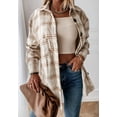 thumbnail image 1 of Chaqueta de franela para mujer, camisa de manga larga, blusa, abrigo, chaqueta de franela, 1 of 6