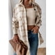 thumbnail image 1 of Camisa de manga larga con cuadros para mujer, blusa, abrigo, chaqueta de franela, 1 of 6