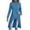 Blue, variant on SHTXOZHI Fall Hoodies for Women Long Sleeve Drawstring Sweatshirts with Pockets Asymmetrical Tunic Tops