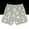 thumbnail image 7 of FORMRS Boys Swim Trunks Quick Dry Mesh Lining Beach Boardshorts, Sizes XS-XL, Green Floral Cat Pattern, 7 of 7