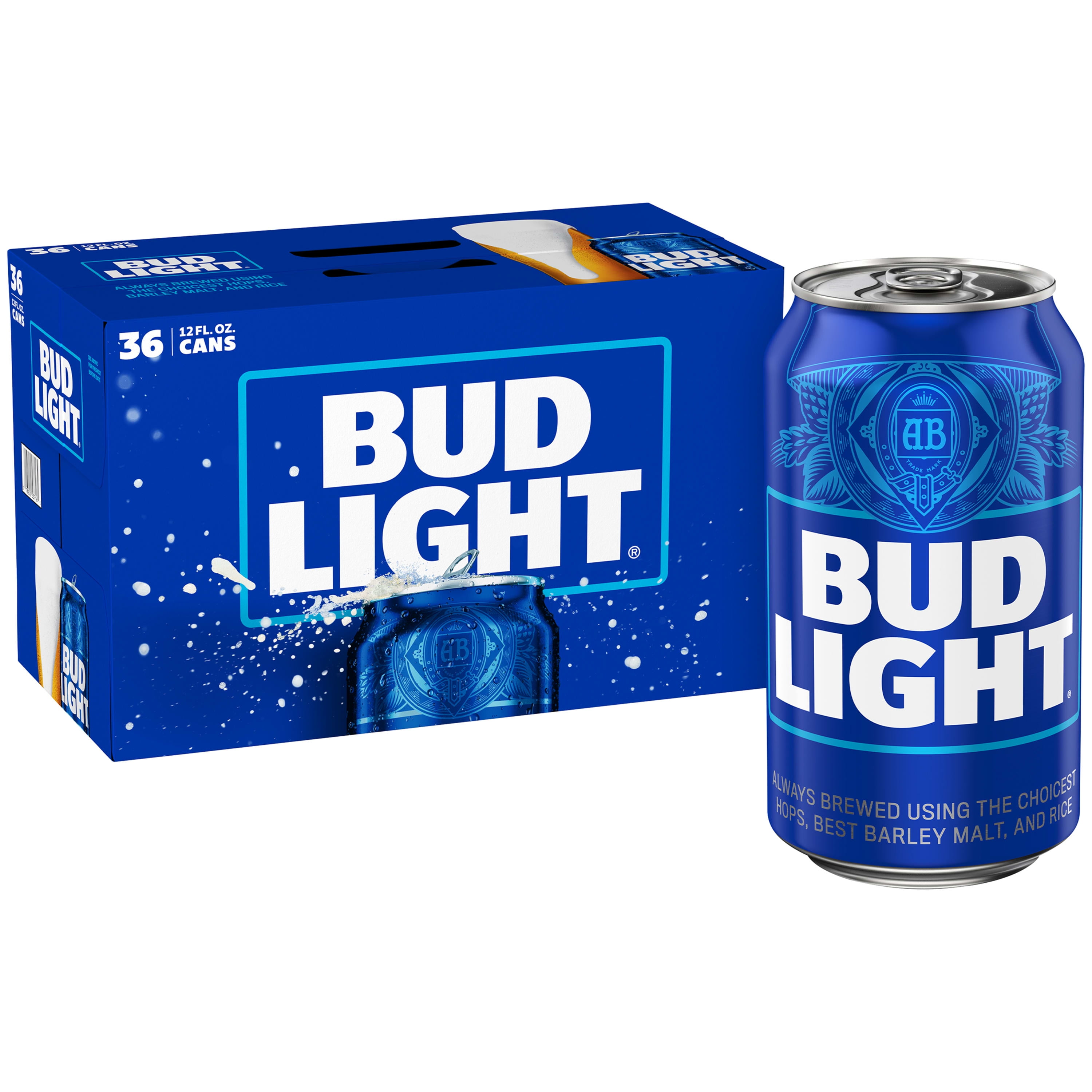 10oz Bud Light Glass Can Brand New Blue In The Box Bar Collector Gift 