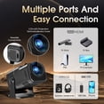 thumbnail image 4 of Miniproyector Gaimoo GM300 1920x1080P 4K compatible con Android 11, 4 of 7