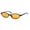 Black-Orange, variant on Women's Retro Oval Cat Eye Sunglasses 90s Y2K Narrow Tiny Shades for Women Trendy UV Protection Small Frame Sun Glasses for Heart Face Beach Travel