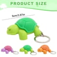 thumbnail image 3 of YYKihy Glowing LED Light Up & Sound Turtle Keychain – Cute Illuminated Keyring Bag Charm Night Light With Flashing & Chirping Sound, 3 of 9