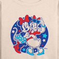 thumbnail image 3 of Disney - Minnie Daisy Americana - Women's Lightweight French Terry Long Sleeve Shirt, 3 of 5