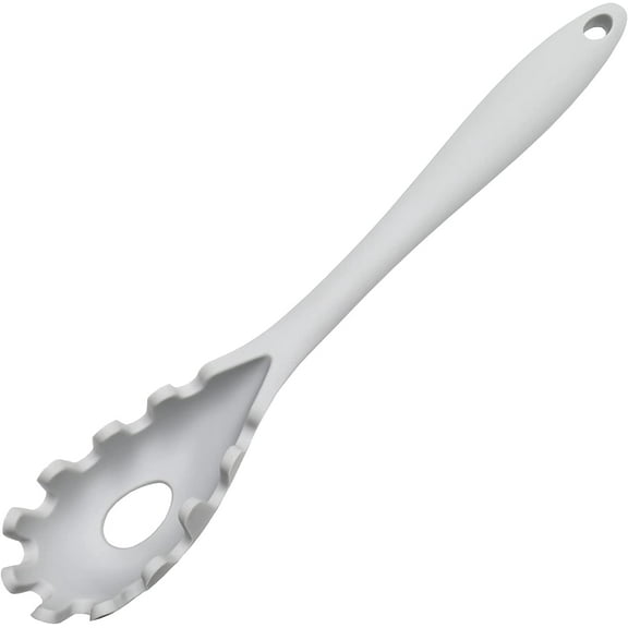 Premium Silicone Spaghetti/Pasta Fork, 11.5 inch, Gray