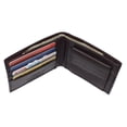 thumbnail image 5 of MARSHAL Kids Slim Genuien Leather Coin Pouch Bifold Compact Wallet Burgundy, 5 of 7