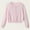 Pink a, variant on Spazoro Toddler Girls Cardigan Sweaters, Long Sleeve Openwork Crew Neck Button Down Soft Knit Shrug for Dailywear Pink Size 7 T
