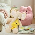 thumbnail image 4 of ToysYGift Elephant Stuffed Animals Plush Toys,Cute Plushie Soft Cuddly Plushy Fluffy Toy,Birthday Christmas Gifts for Family Kids Girls Boys, 4 of 4