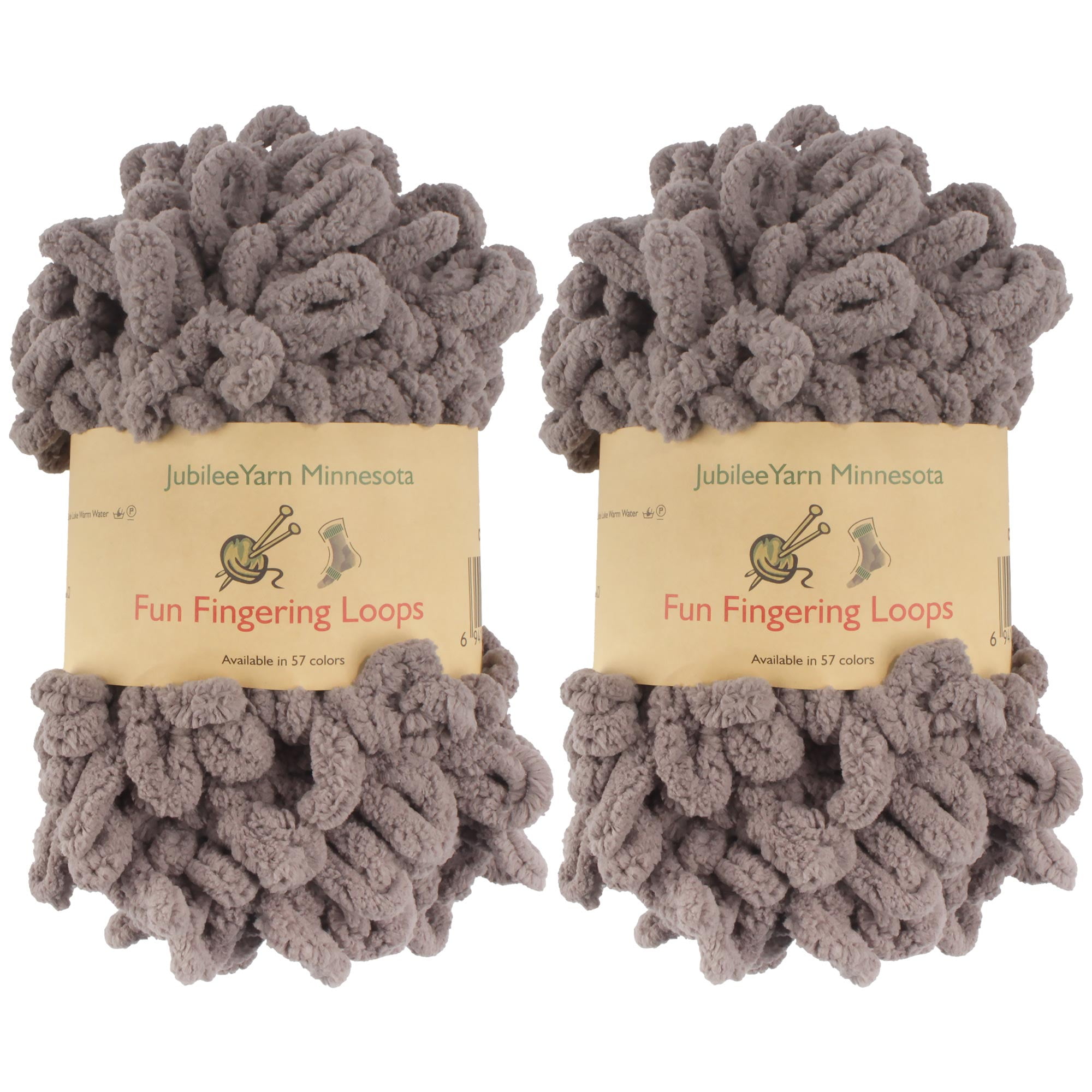 JubileeYarn Fun Finger Loops Yarn Polyester Jumbo Loop Yarn 100g