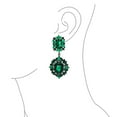 thumbnail image 3 of Bling Jewelry Womens Crystal Art Deco Vintage Gatsby Gemstone Dangle Earrings, 3 of 4