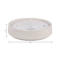 thumbnail image 4 of Ceramic Scented Decorative Candles for Living Room, Bedroom, or Bathroom - Round Vessel Design for Candles for Men and Small or Large Room Decor - Indoor Safe and Outdoor Safe Accent - 2", White, 4 of 13