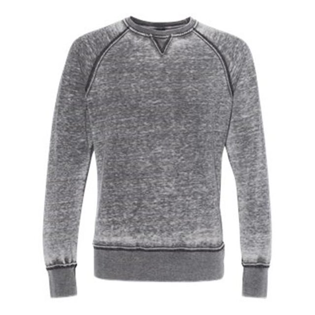J. America B10528137 Chandail en Molleton Vintage Zen à Col Rond, Fumée Foncée - 2TG
