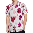 thumbnail image 4 of High Quality Hawaiian Shirts for Men Short Sleeve Aloha Beach Shirt Floral Summer Casual Button Down Shirts Blouses XW7SBX, 4 of 7