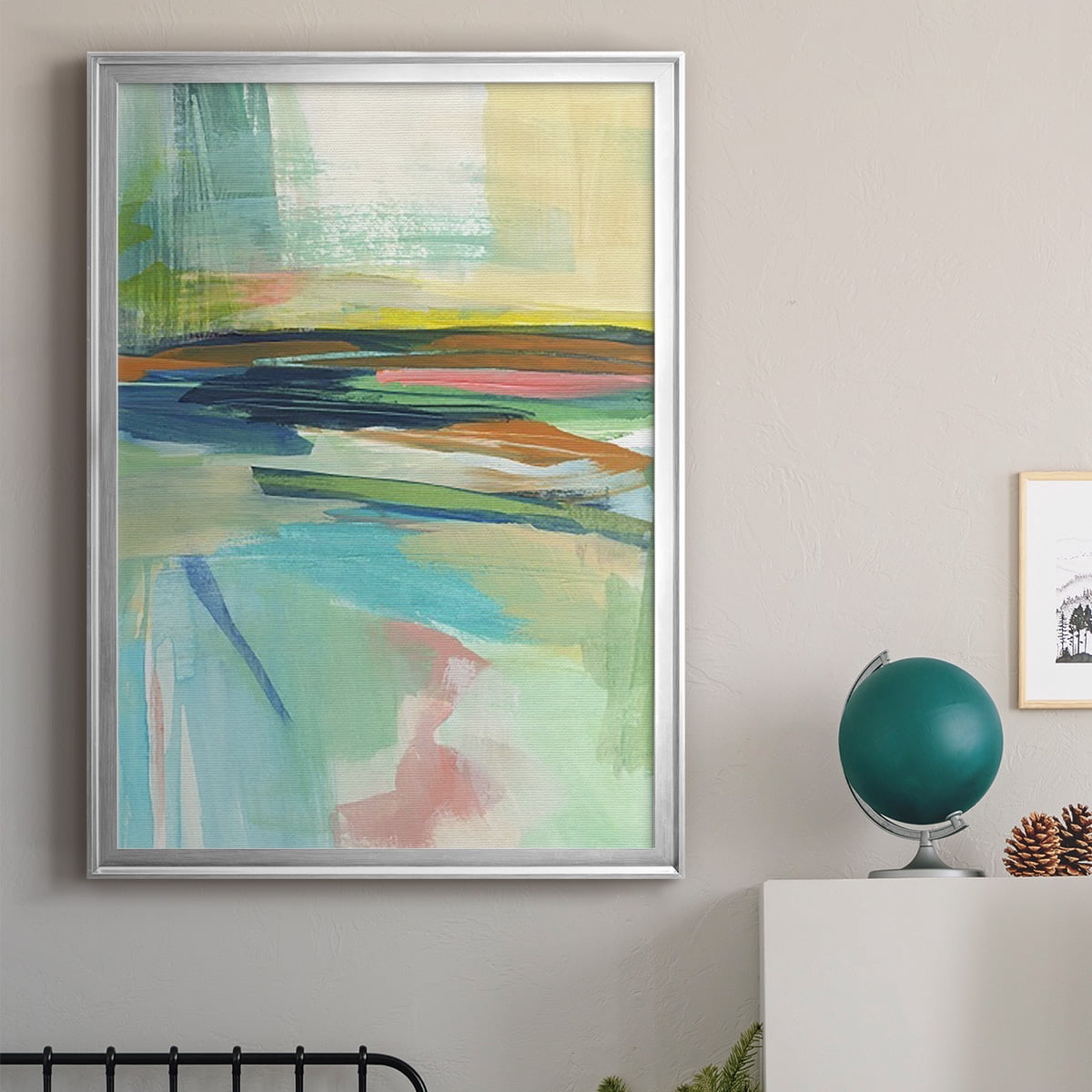 Radiant Horizon II Premium Framed Print, in Gold, Black, or Silver - Ready to Hang