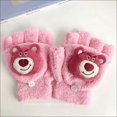 thumbnail image 1 of Sanrio-guantes de punto Kuromi Hello Kitty Melody Flip Cover, estudiante, escritura, peluche suave, oficina, pantalla táctil, regalo femenino, 1 of 4