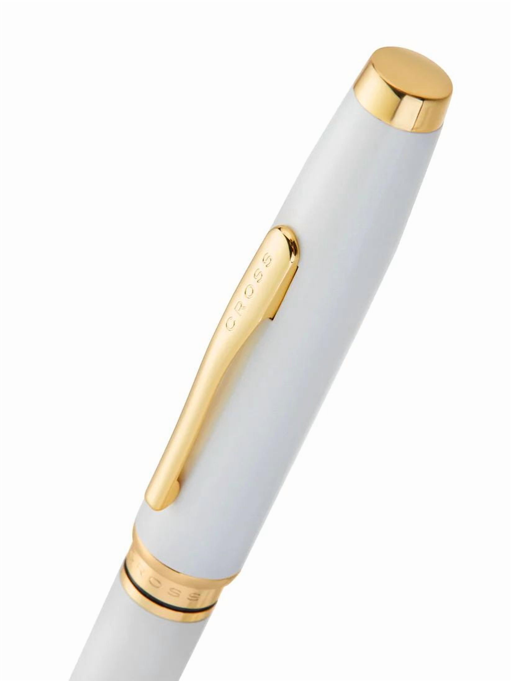 Cross Coventry Pearl White Lacquer with Gold PVD Appointments Ballpoint Pen