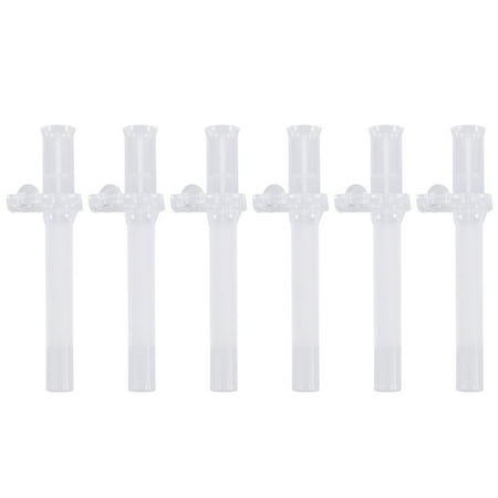 

Etereauty 6pcs Universal Water Bottle Drinking Nozzles Straws Silicone Replacement Bottle Nozzles