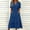 Navy, variant on Wedding Dresses for Bride Linen Dress Maxi Dress Women's Summer Casual Dress Gradual Sleeveless Neck V-Neck Long Dress Purple L