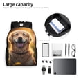 thumbnail image 6 of Cauagu Sunset Daisy Dog Print Backpacks,Travel Daypack Casual Laptop Backpack Bookbag Fits 15 Inch Computer for Men Women, 6 of 8