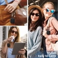 thumbnail image 4 of XIBUFE for 4 Case Cover 2024, Cute Flower Engraved Silicone Case for 4 Case with Cleaner Kit & Keychain for Women Men, Black Airpod 4 Case, 4 of 7