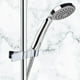 thumbnail image 4 of Soporte de Barra de Ducha Ajustable, Universal 22-25MM O.D, Soporte de Barra para Repuesto de Barra Deslizante, Soporte de Brazo de Ducha No Perforante, Manga Deslizante, Base Fija de Mano, Cabezal de, 4 of 8