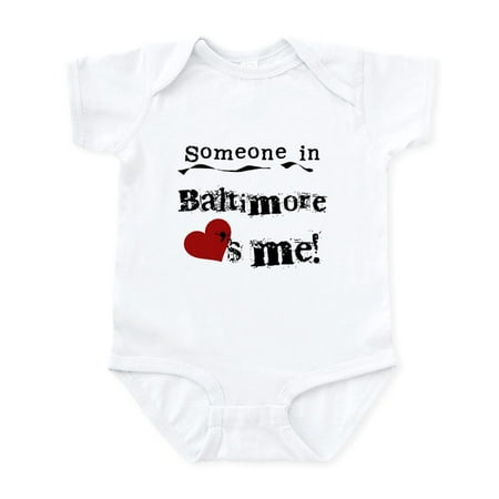 

CafePress - Baltimore Loves Me Infant Bodysuit - Baby Light Bodysuit Size Newborn - 24 Months