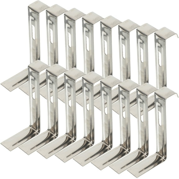 20 Pcs Roof Tile Adhesive Clips Replacement Part Stainless Steel Metal Iron