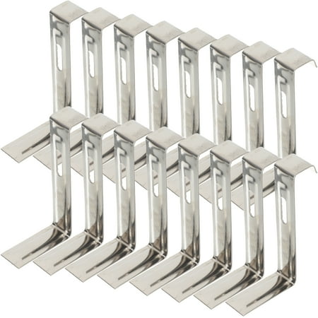 

20 Pcs Roof Tile Adhesive Clips Replacement Part Stainless Steel Metal Iron