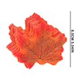 thumbnail image 3 of Artificial Plant X1 Clearance! Nomeni Autumn Atmosphere Decoration Fake Leaves 100 Pieces, Fake Flowers Promotion Sale! Red, 3 of 6