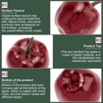 thumbnail image 4 of 40 Uds 1,8x1,2 ''Mini artificiales simulación decorativa espuma rojo oscuro fruta realista Artificial, 4 of 6