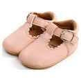 thumbnail image 5 of Gyratedream 0-18M Baby Girl Princess Leather Soft Crib Anti-slip First Walkers Shoes, 5 of 6