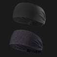 thumbnail image 2 of Diademas Deportivas De Fibra De Poliéster, 2 Uds., Unisex, Elásticas, Que Absorben El Sudor, Antideslizantes, Para Correr, Deportes, Viajes, Fitness, Equitación ANGGREK FB1019, 2 of 8